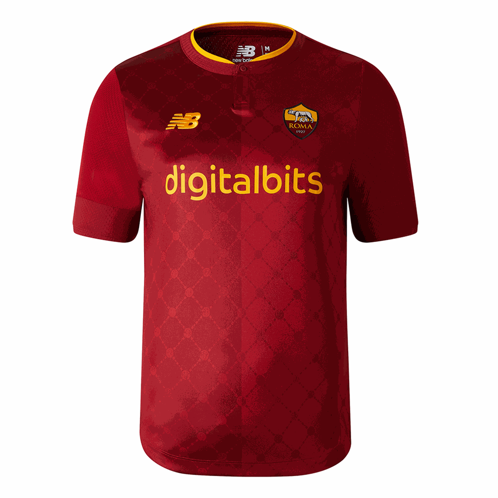 Koszulka New Balance AS Roma MT231244HME – czerwona