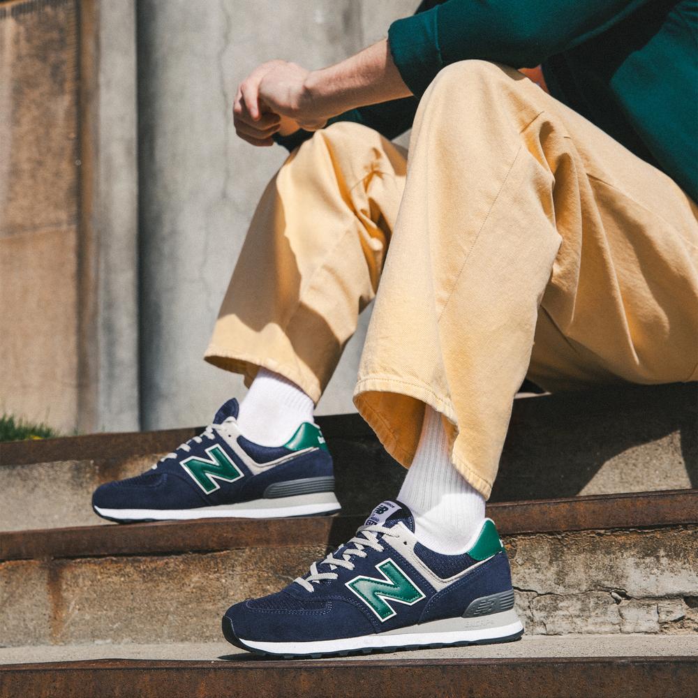 Buty New Balance ML574HL2 - granatowe