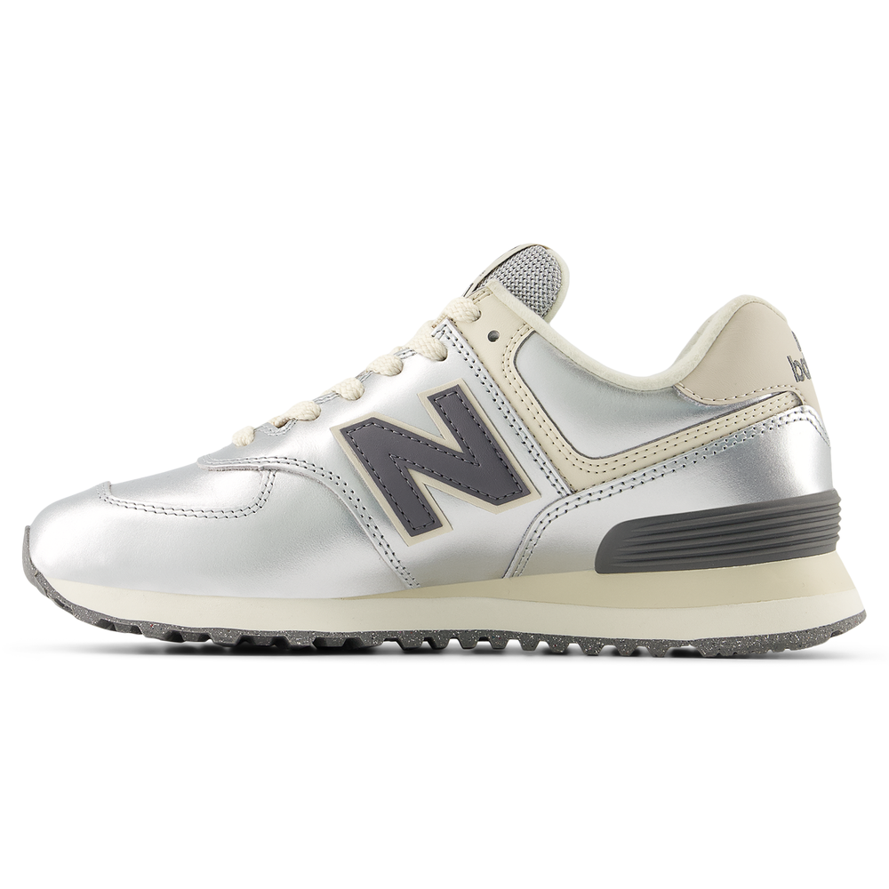 Buty damskie New Balance WL574MLG – srebrne
