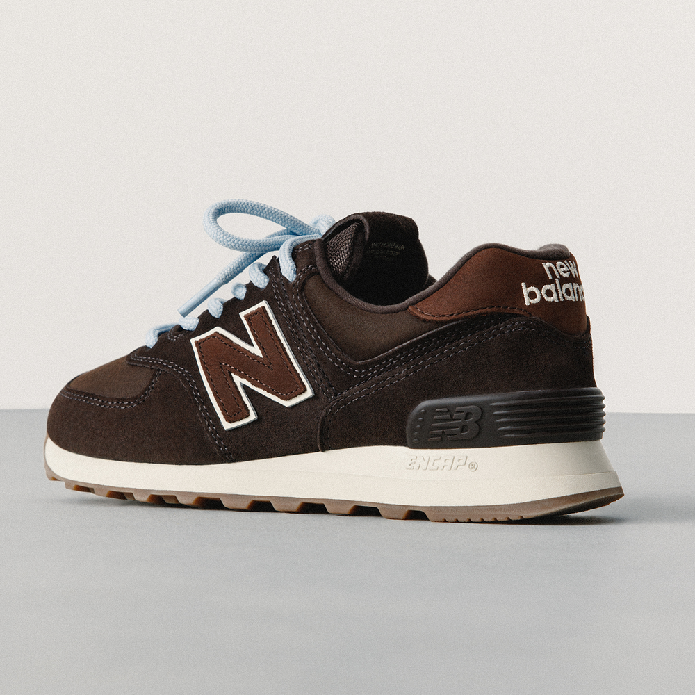 Buty damskie New Balance W57474P – brązowe