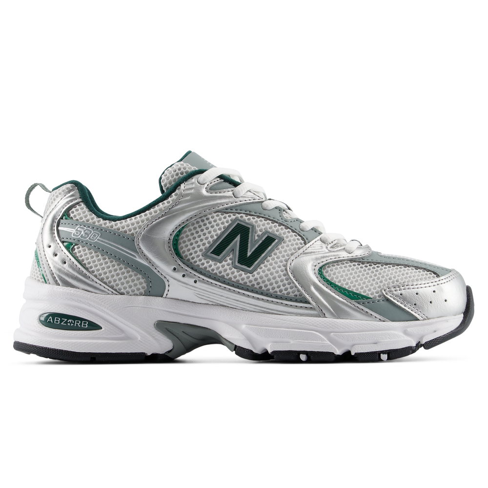 Buty unisex New Balance U530SMS – srebrne
