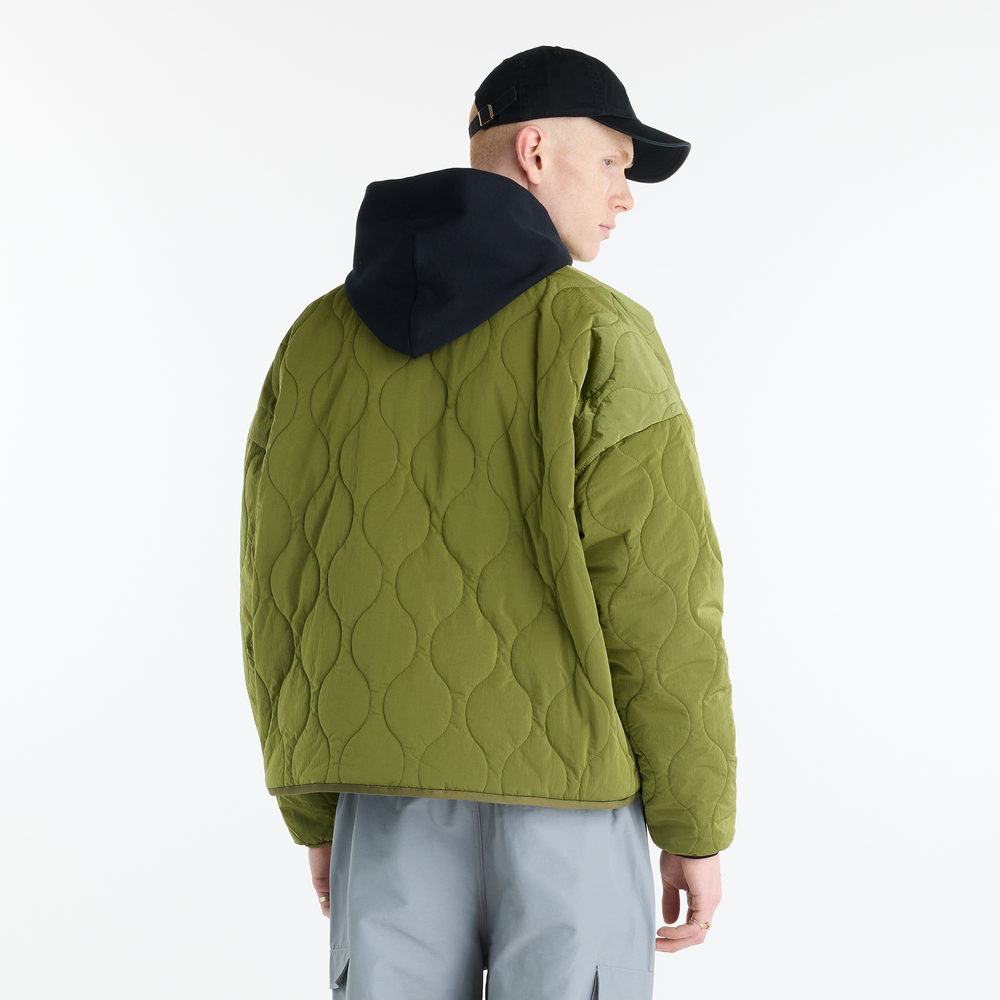 Kurtka męska New Balance Quilted Bomber – zielona