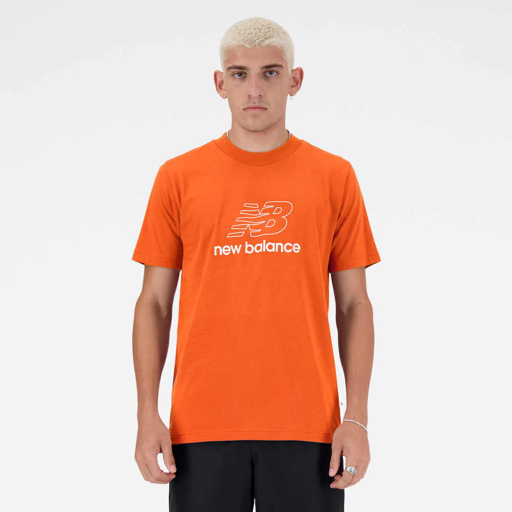 Koszulka męska New Balance MT41906TMO – pomarańczowa