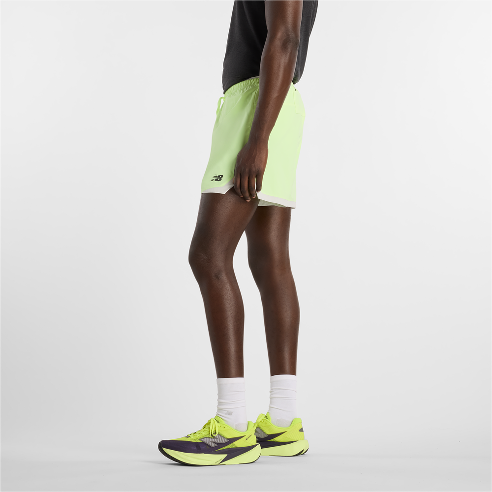 Spodenki męskie New Balance MB6180TAAFG – zielone