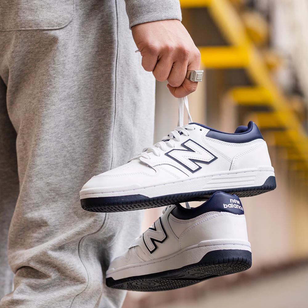 Buty unisex New Balance BB480LWN – białe