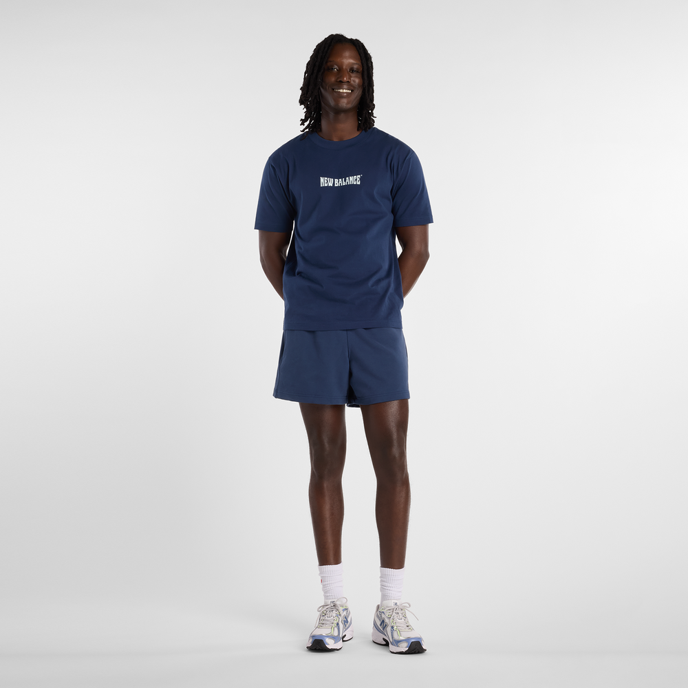 Koszulka męska New Balance MT61B2STNNY – granatowa