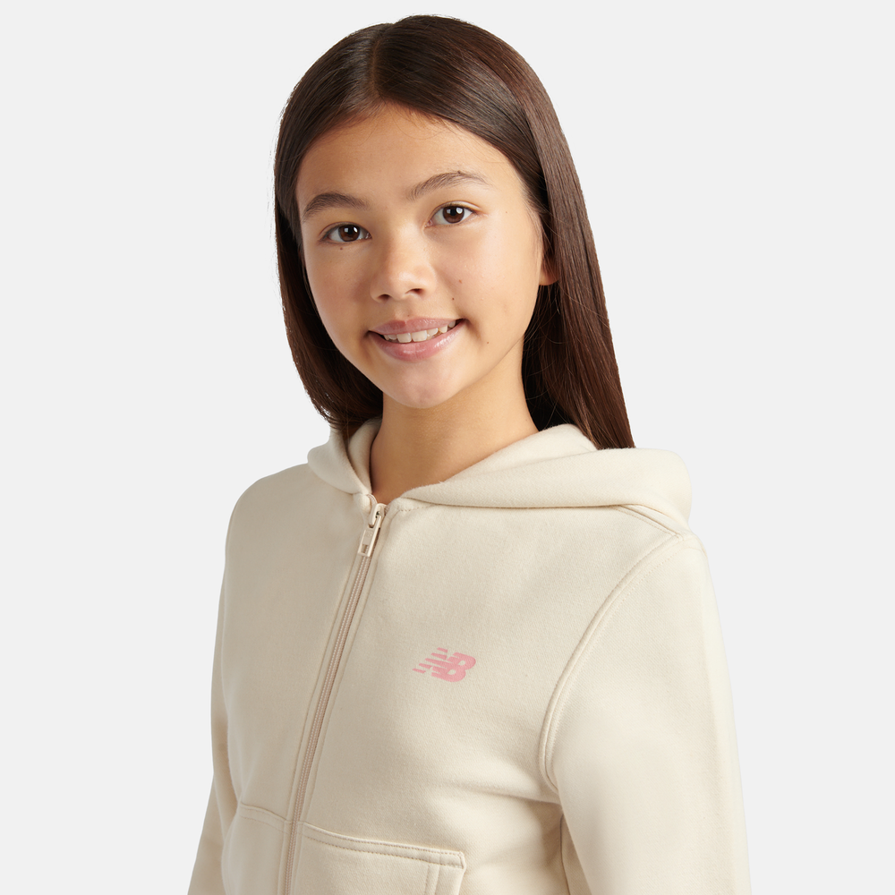 Bluza dziecięca New Balance YT61P93CLIN – beżowa