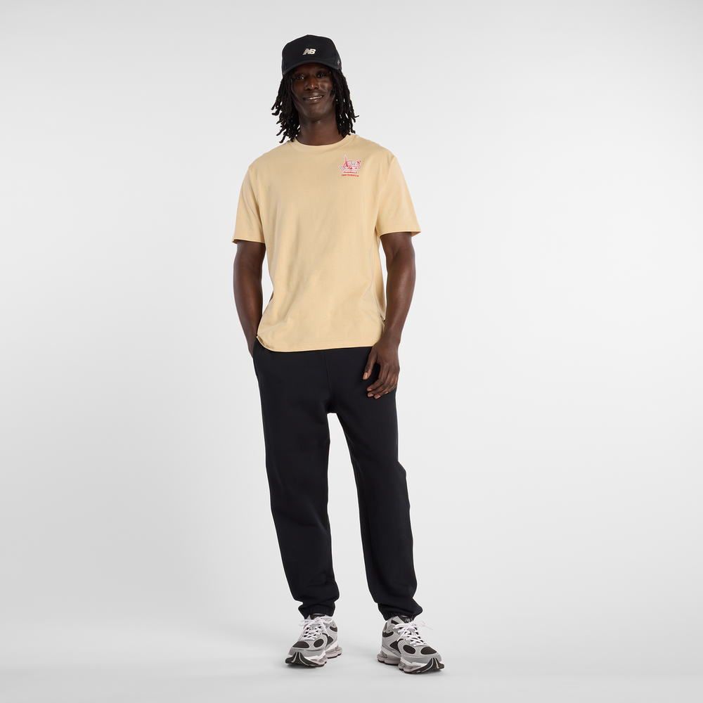 Koszulka męska New Balance MT61H51DABC – żółta