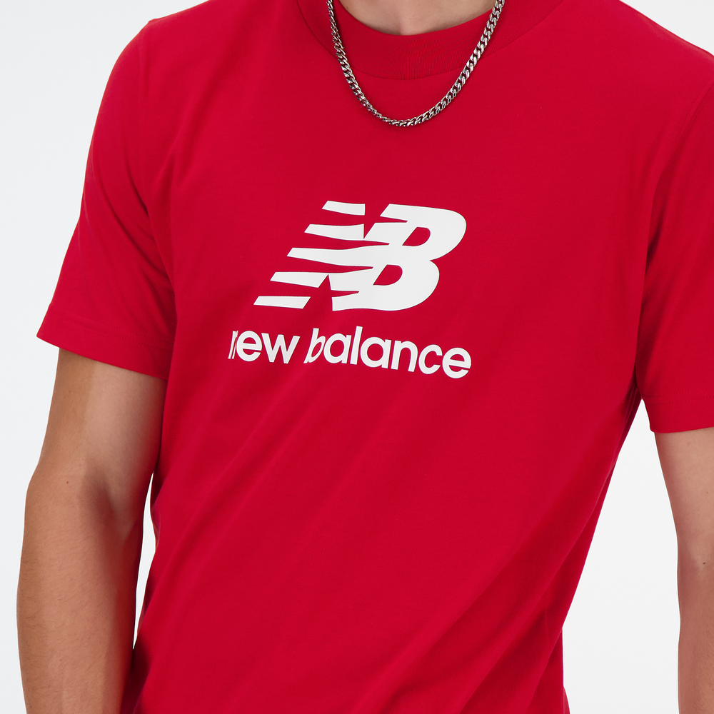 Koszulka męska New Balance MT41502TRE – czerwona