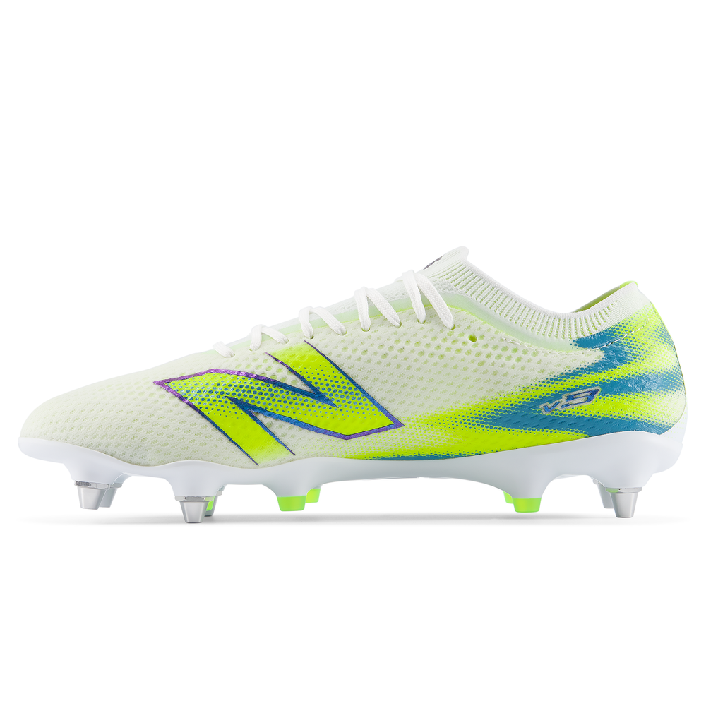 Korki męskie New Balance FURON PRO SG V9 UF2S1Z2 – białe