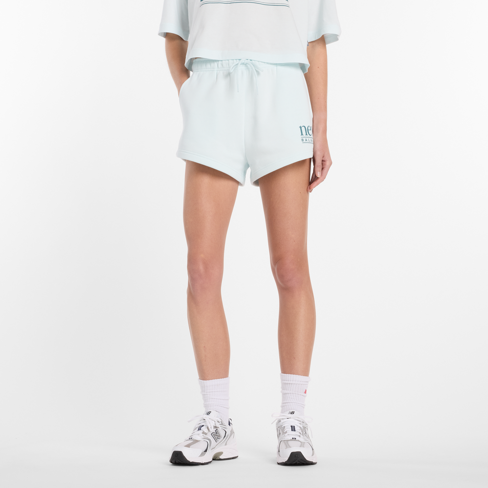 Spodenki damskie New Balance WB61Y80AAAW – miętowe