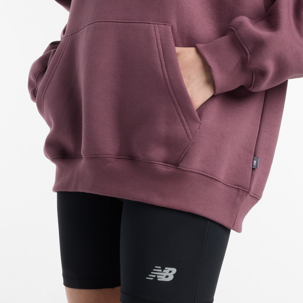 Bluza damska New Balance WT51947FDP – bordowa