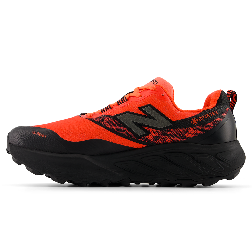 Buty męskie New Balance Fresh Foam X Hierro v9 Gore-Tex MTHIGLC9 – pomarańczowe