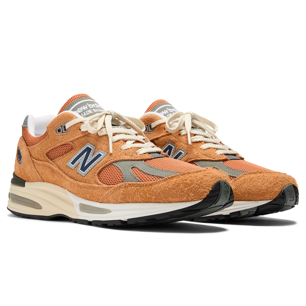 Buty unisex New Balance U991OV2 – pomarańczowe
