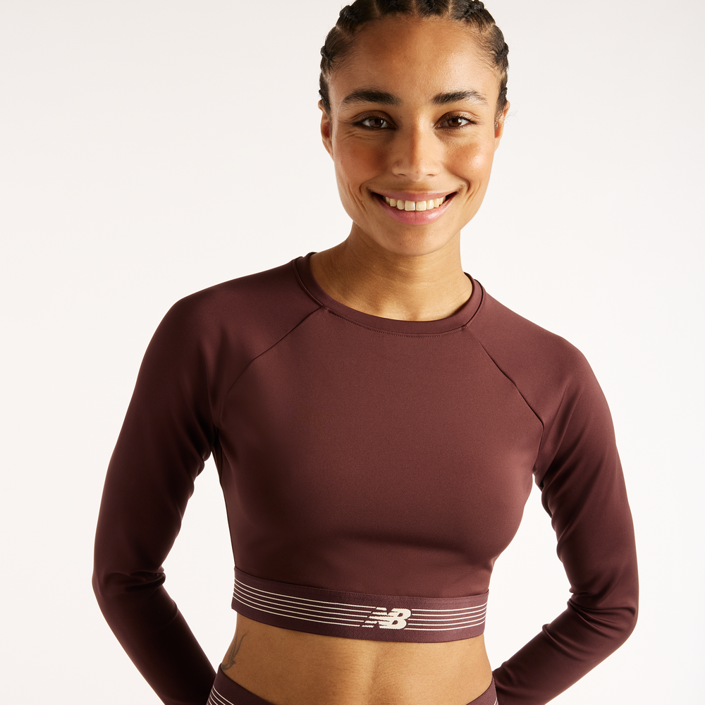 Koszulka damska New Balance AC – bordowa
