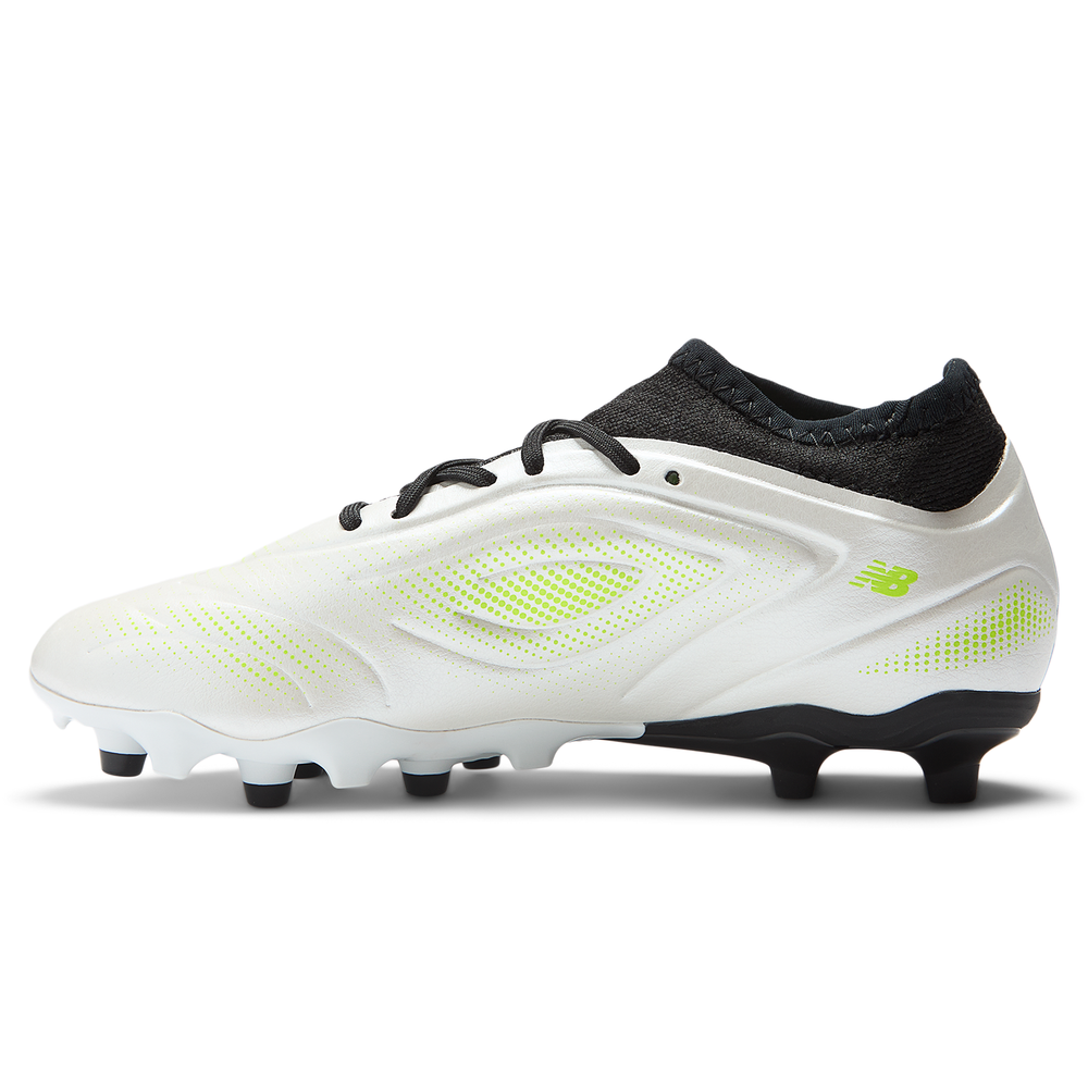 Korki dziecięce New Balance TEKELA TEAM LOW JNR FG V5 SJT3FSP5 - białe