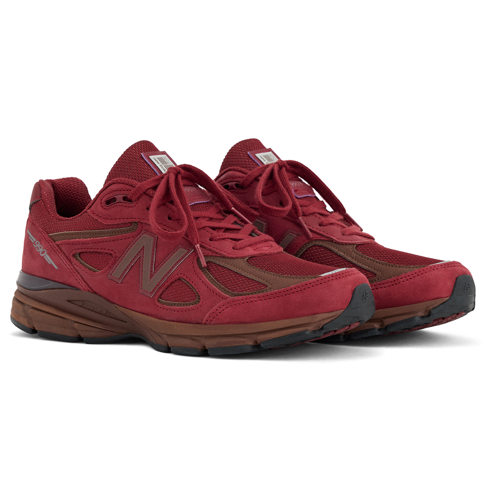 Buty unisex New Balance U990BR4 – bordowe