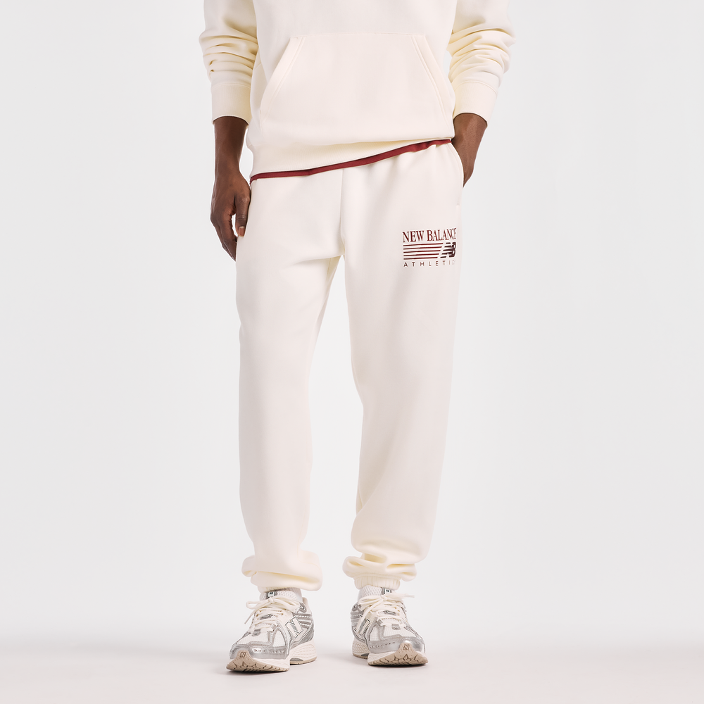 Spodnie męskie New Balance MB62S1NTAGA – beżowe