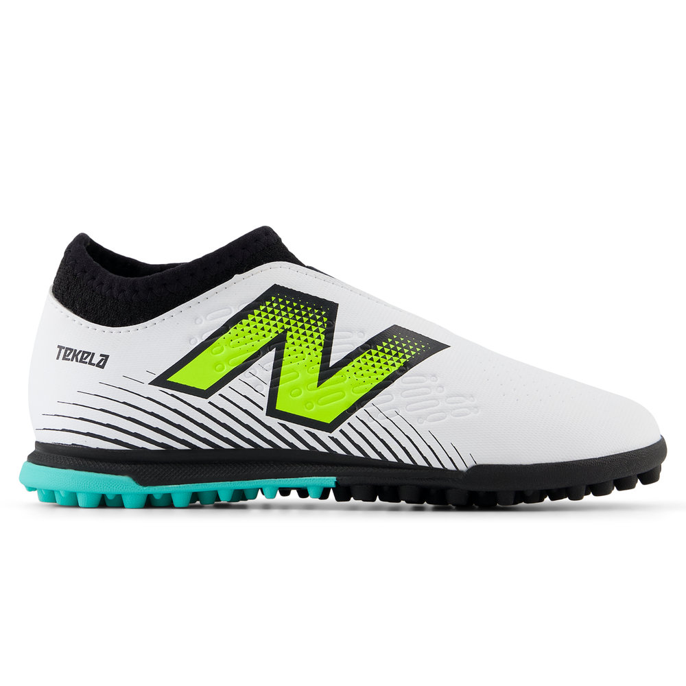 Turfy dziecięce New Balance TEKELA V4+ MAGIQUE JNR FG SJT3TH45 – białe
