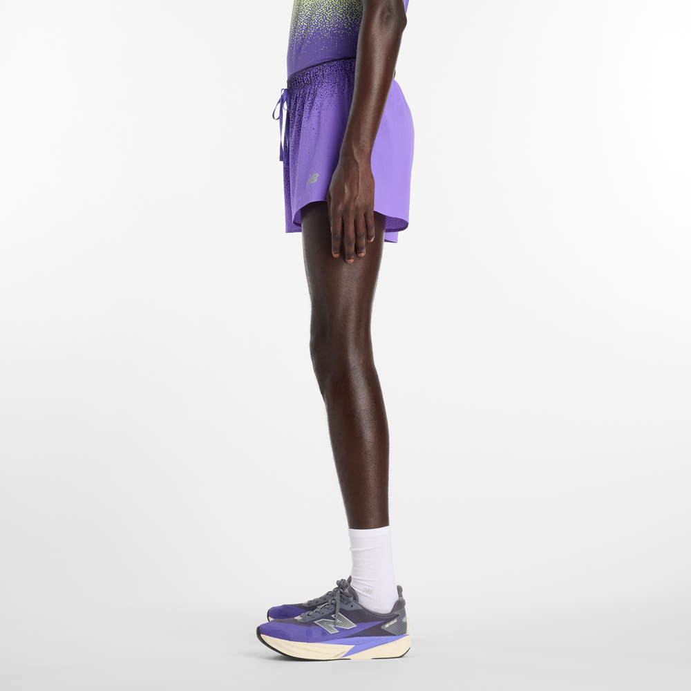 Spodenki męskie New Balance MB6140TLEPU – fioletowe