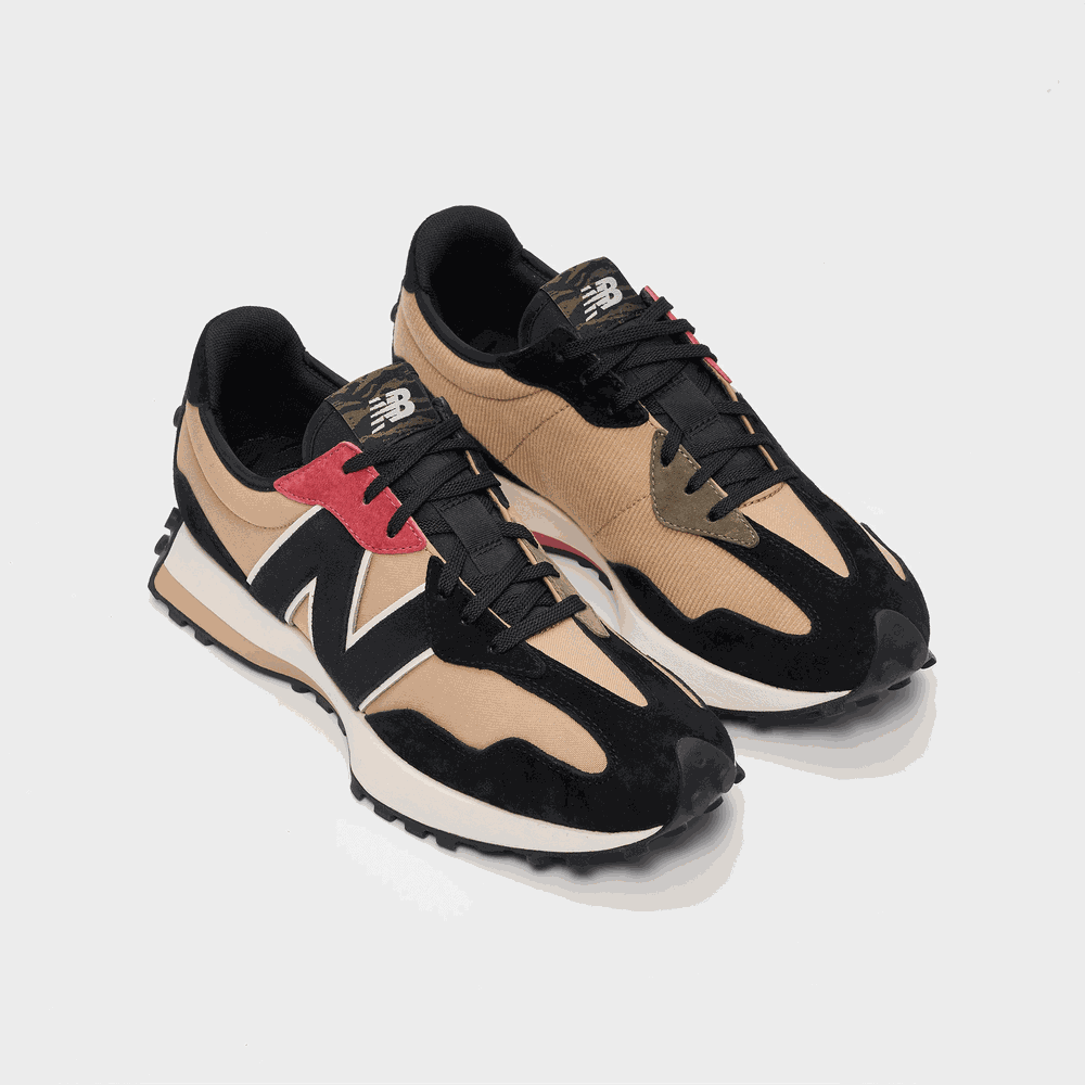 Buty New Balance U327CNP – czarno–brązowe