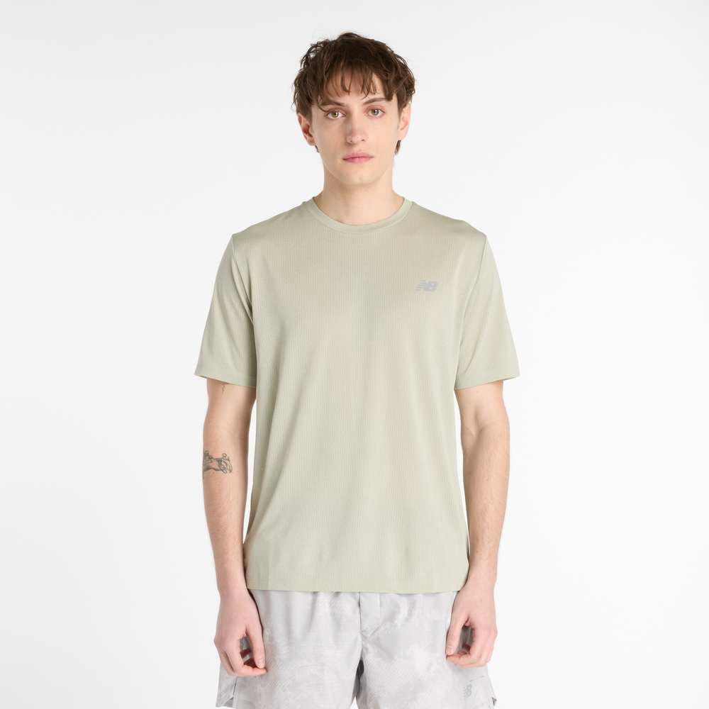 Koszulka męska New Balance MT41253GSH – zielona