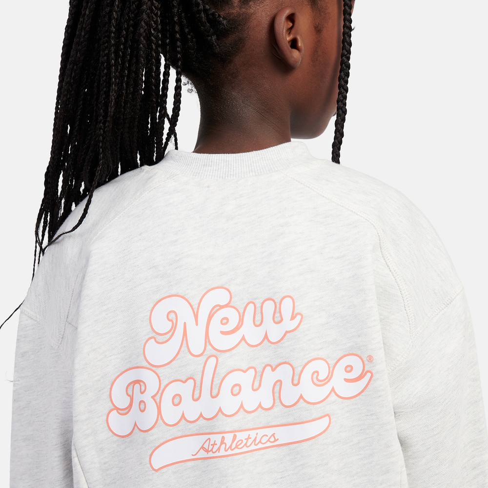 Bluza dziecięca New Balance LAKG0205AHH – szara