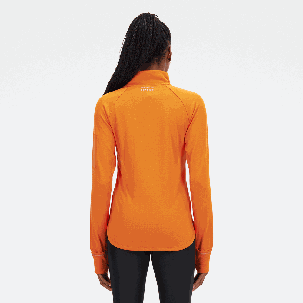 Bluza damska New Balance WT23252CEN – pomarańczowa