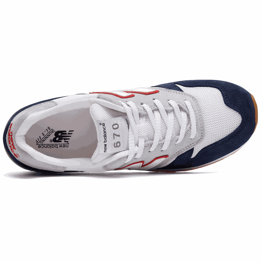 Buty New Balance M670GNW – granatowo–szare