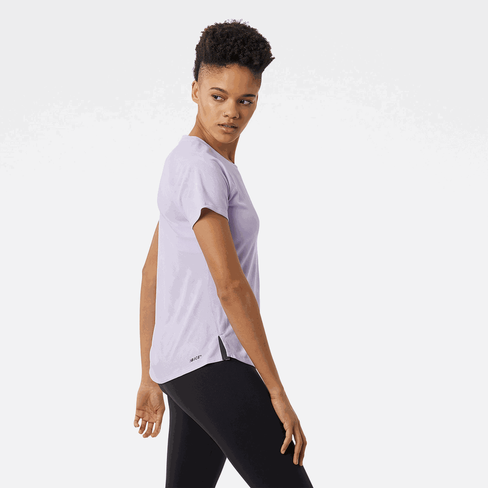 Koszulka damska New Balance WT23281CYI – fioletowa