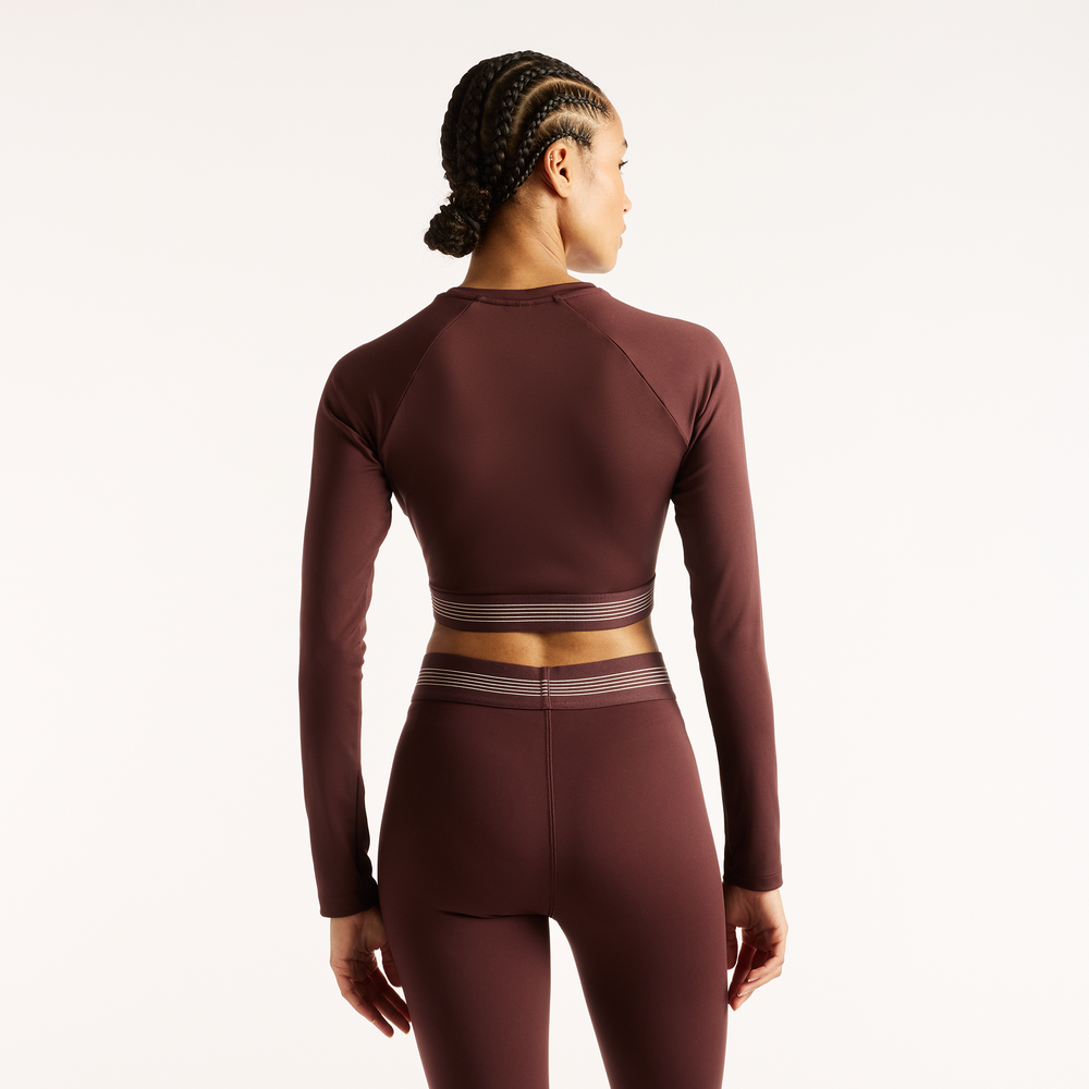 Koszulka damska New Balance AC – bordowa