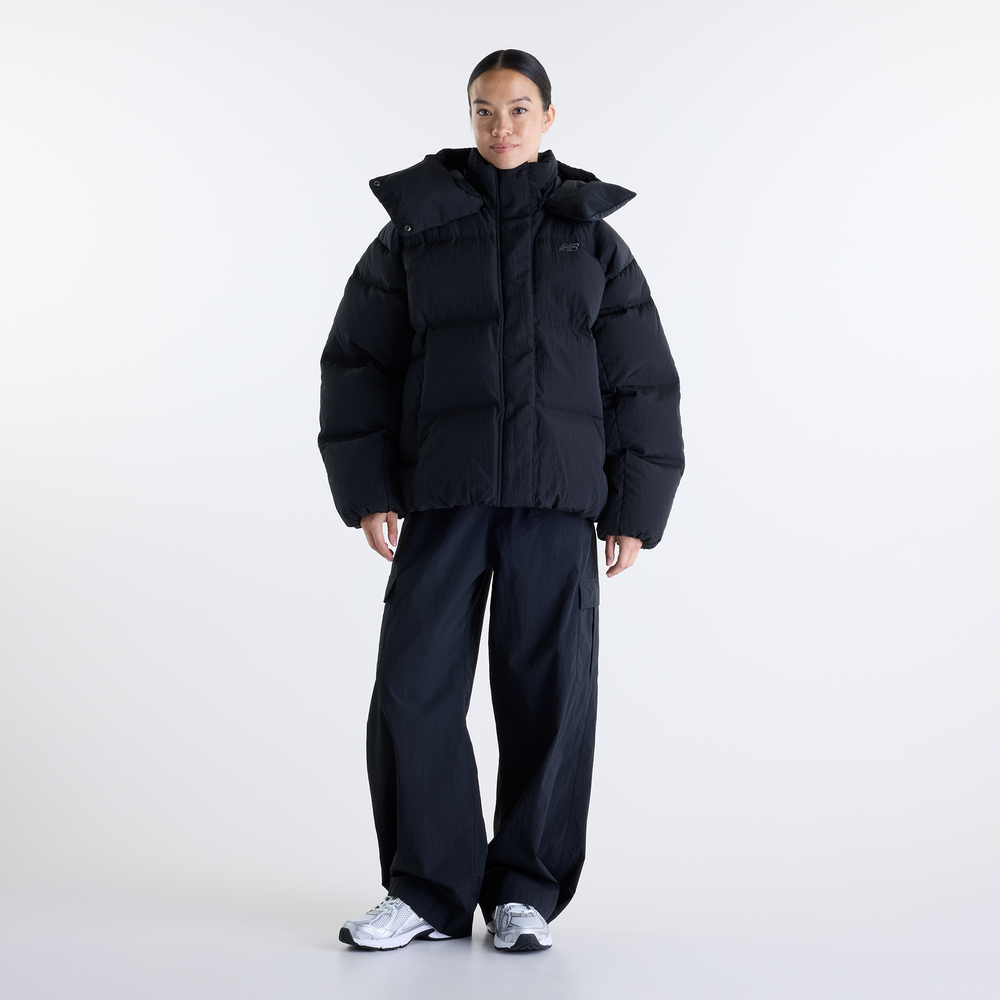 Kurtka damska New Balance Premium Puffer – czarna