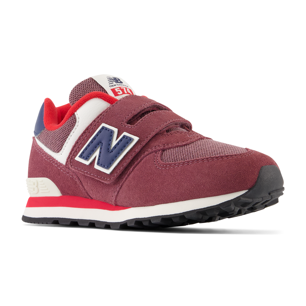 Buty dziecięce New Balance PV574NX1 –  czerwone