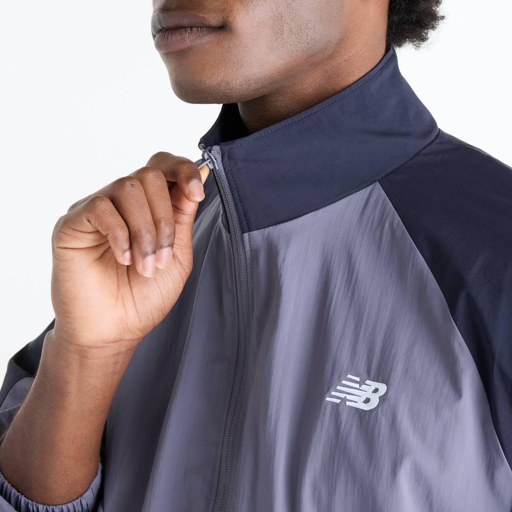 Kurtka męska New Balance Sport Legacy – fioletowa