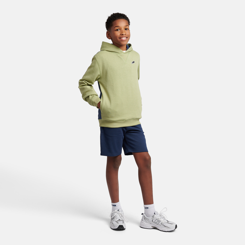 Bluza dziecięca New Balance LAKB0192EEN – zielona