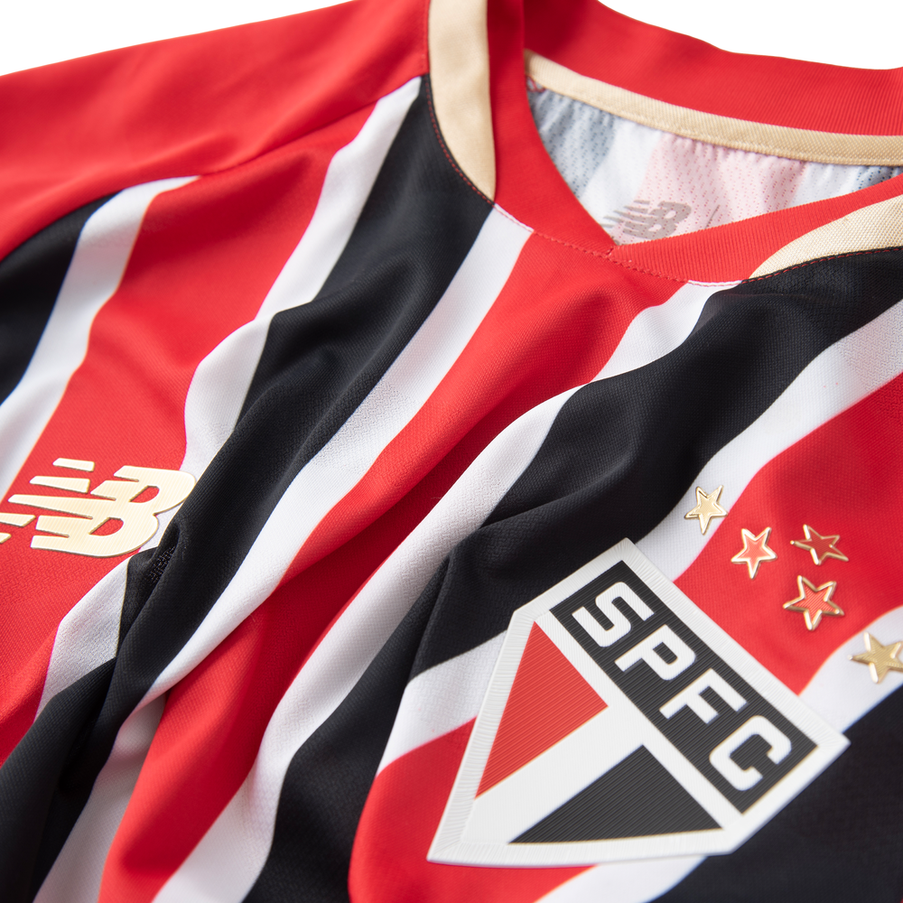 Koszulka męska New Balance Sao Paulo FC MT831835AWY – czerwona