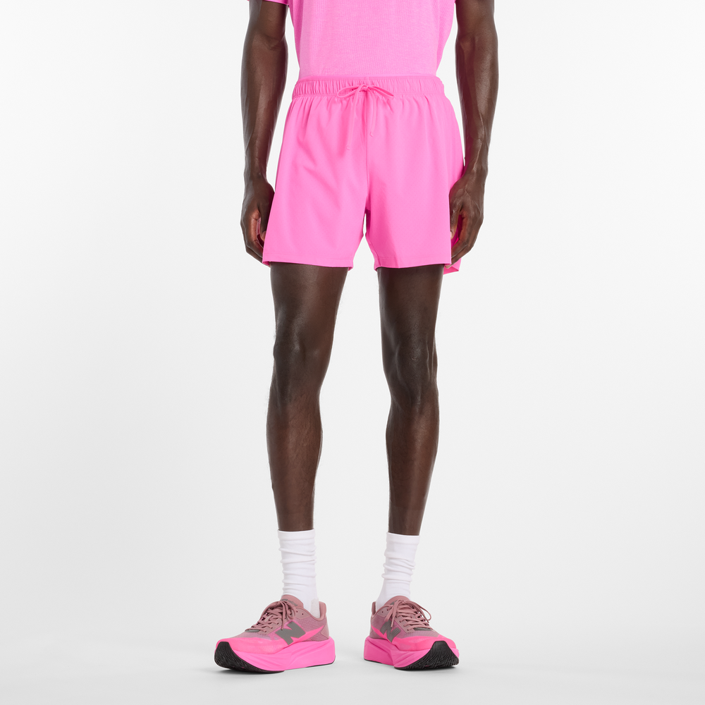 Spodenki męskie New Balance MS41286AAB – różowe