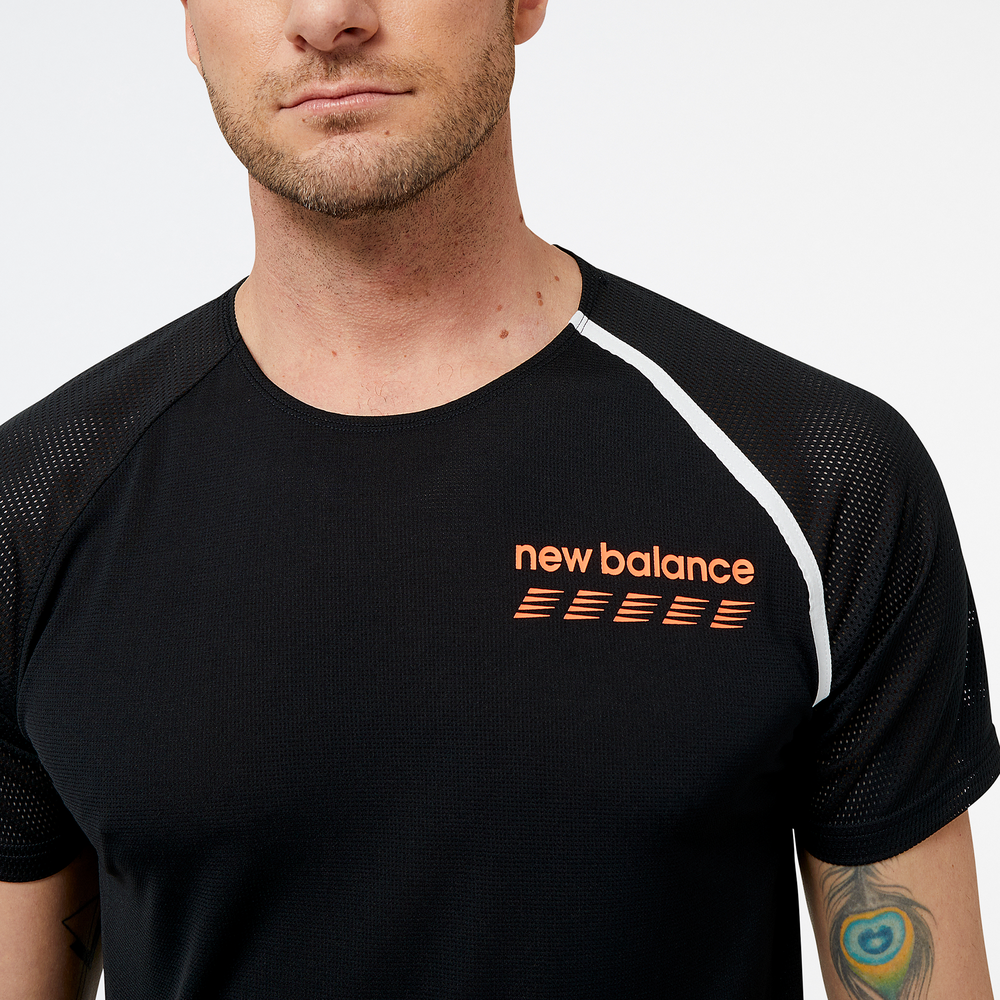 Koszulka męska New Balance MT31241BK – czarna