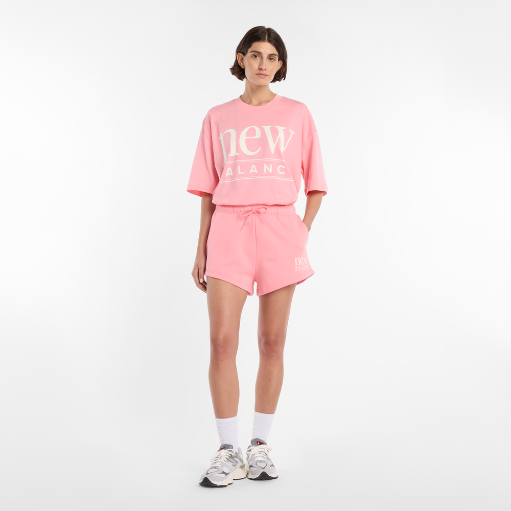 Spodenki damskie New Balance WB61Y80AAA6 – różowe