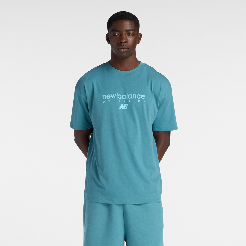 Koszulka męska New Balance MT61D0U5AAZ – niebieska