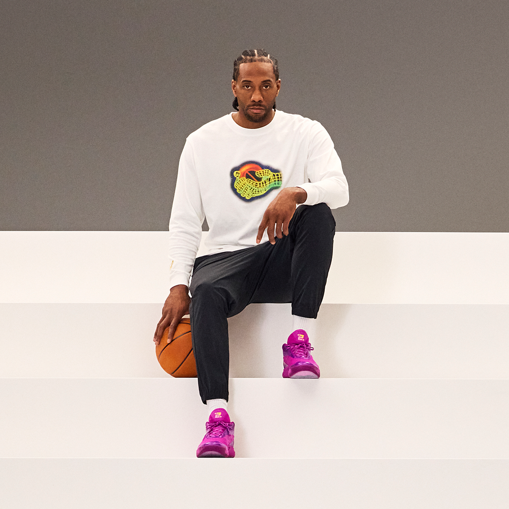 Buty męskie New Balance KAWHI IV BBKLSGY4 – różowe