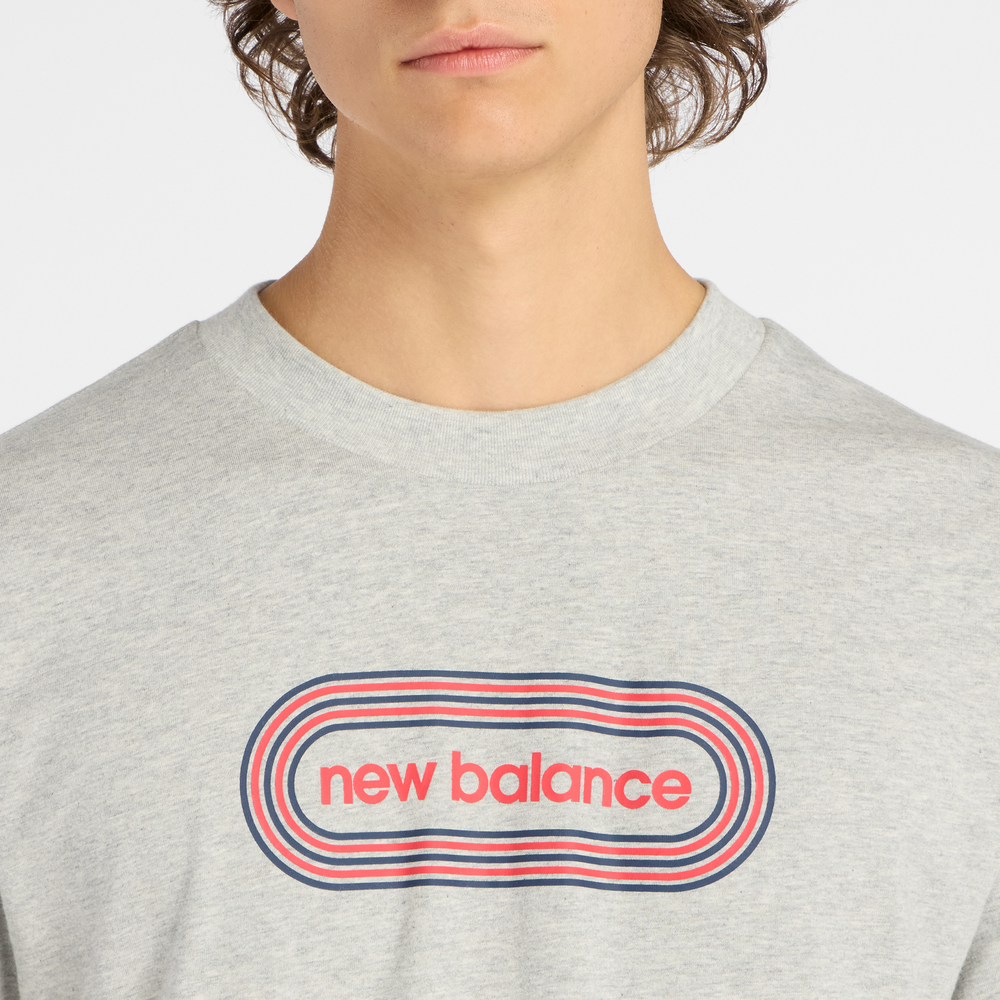 Koszulka męska New Balance MT61C48BAG – szara