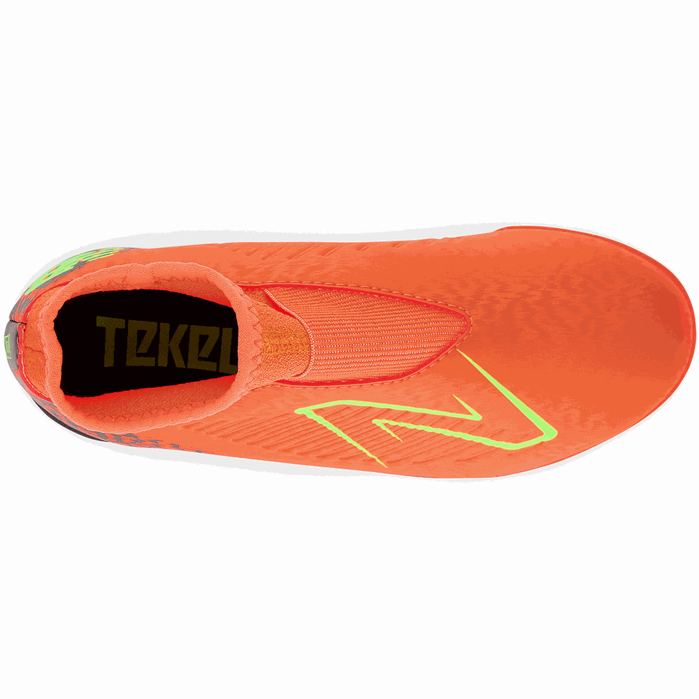 Turfy dziecięce New Balance TEKELA V4 MAGIQUE JNR FG SJT3TDF4 – pomarańczowe
