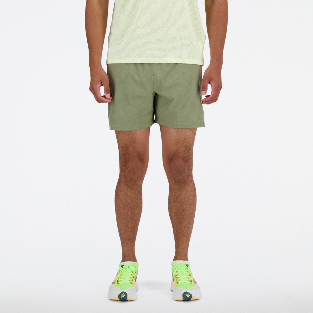 Spodenki męskie New Balance MS41286DEK – zielone