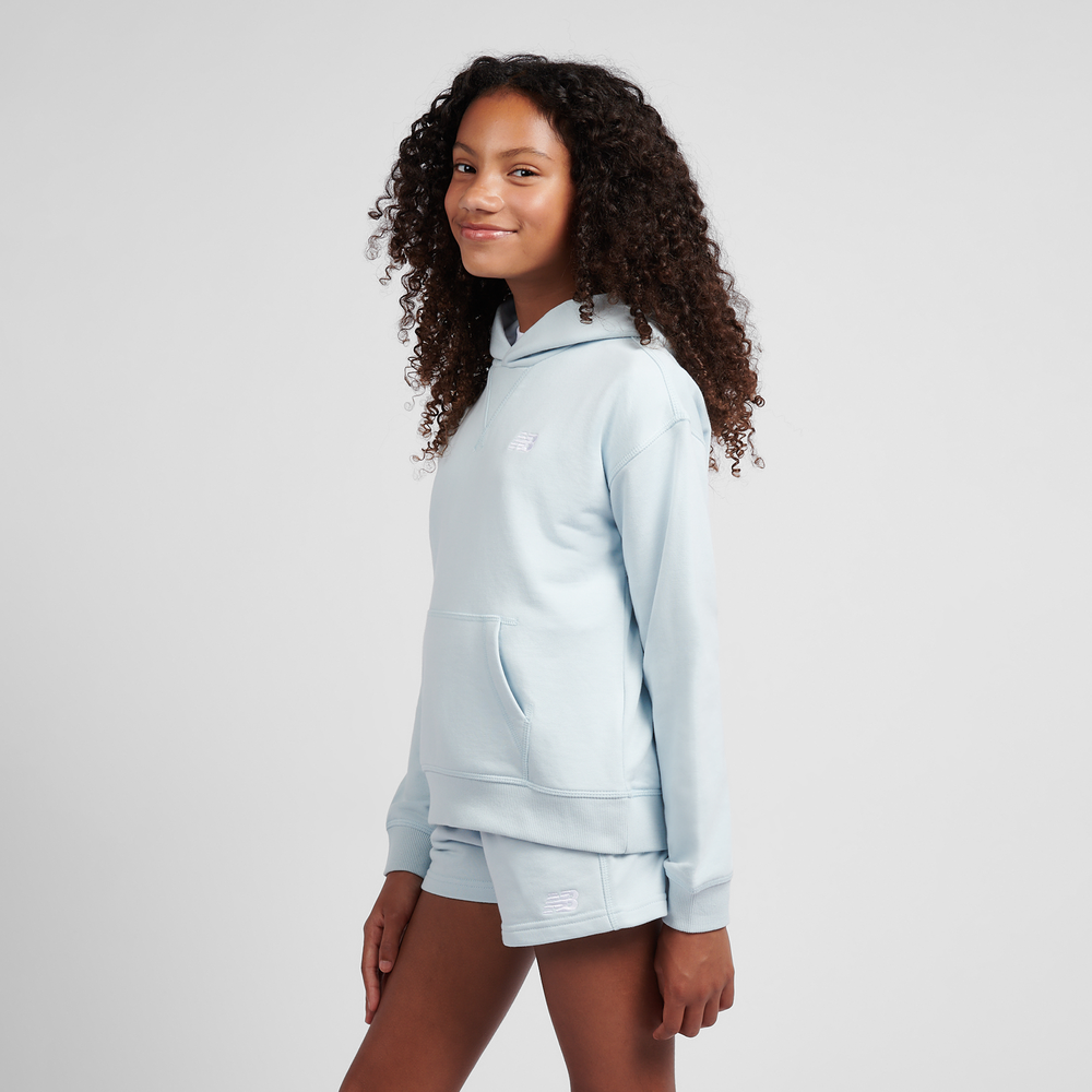 Bluza dziecięca New Balance LAKG0056FRL – niebieskie