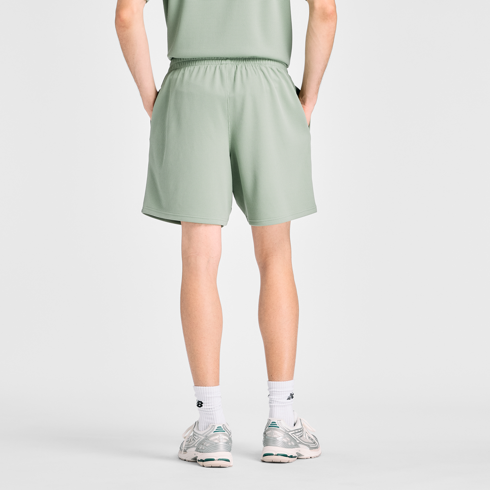 Spodenki męskie New Balance MB61V17CAAR  – zielone