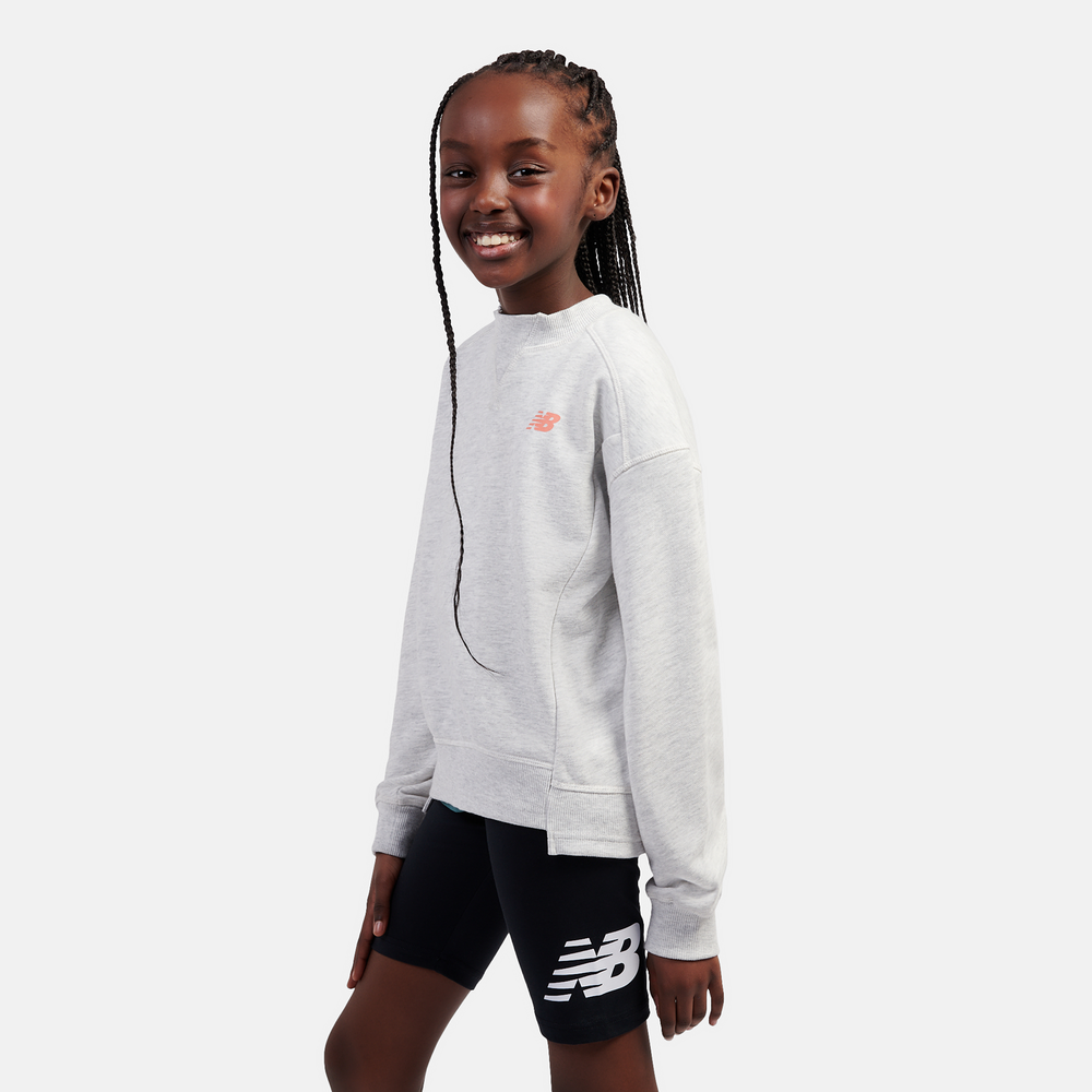 Bluza dziecięca New Balance LAKG0205AHH – szara