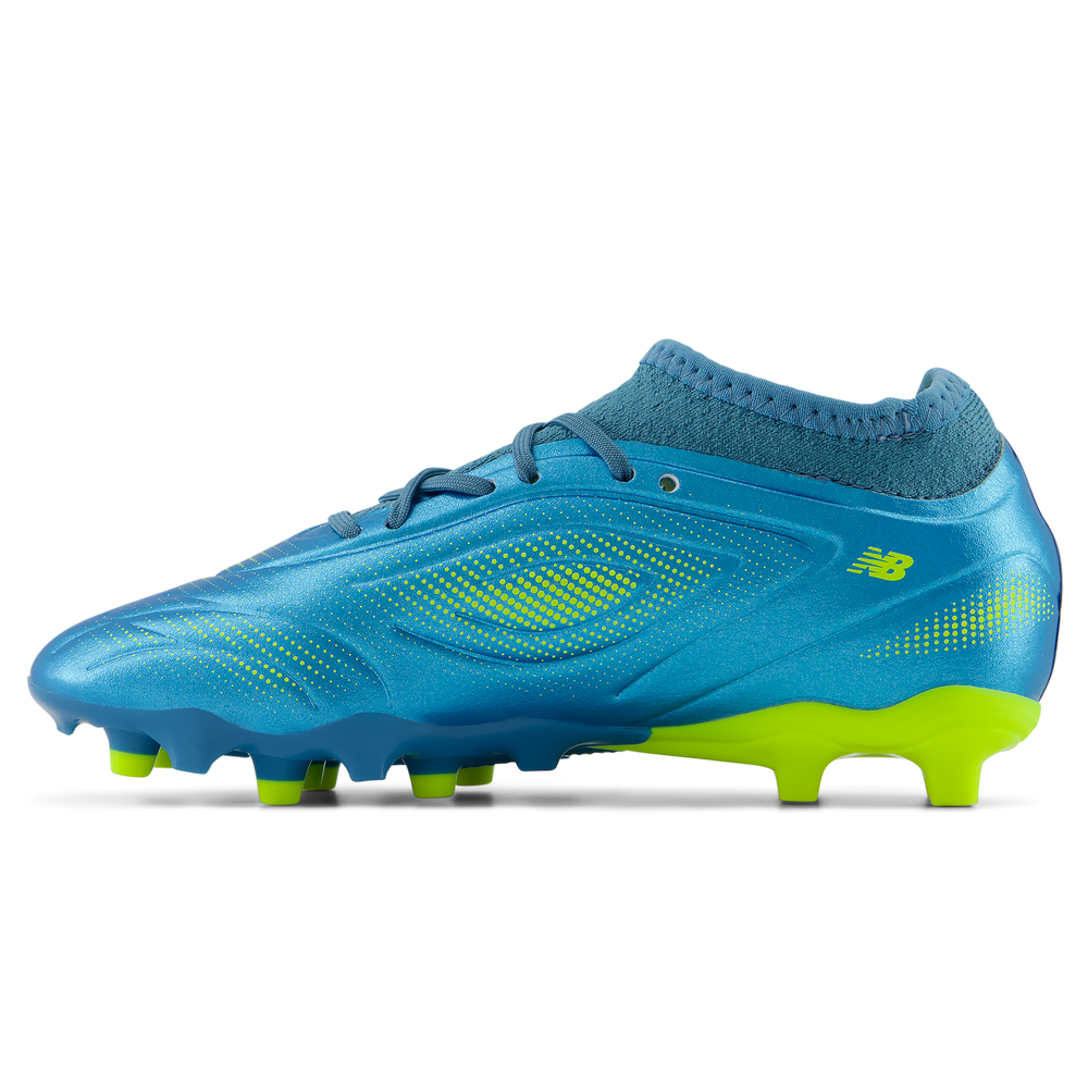 Korki dziecięce New Balance TEKELA TEAM LOW JNR FG V5 YT3FL1NM - niebieskie