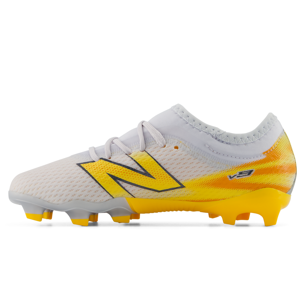Korki dziecięce New Balance FURON TEAM JNR FG V9 YF3F96W – pomarańczowe