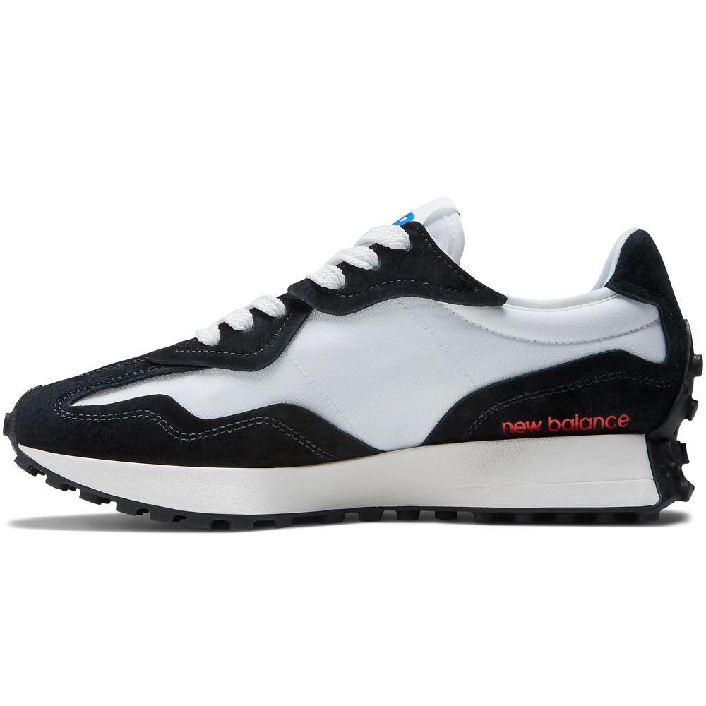 Buty męskie New Balance U327WEA – czarno–białe